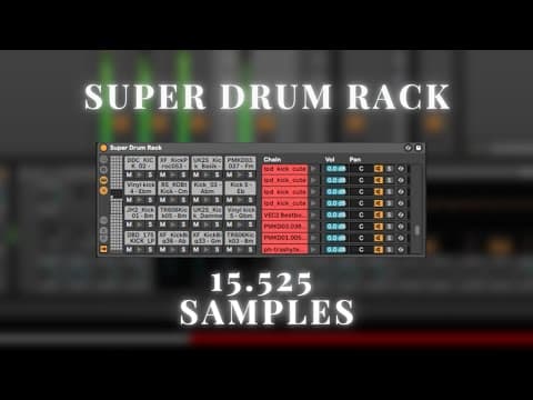 Fit 15,625 Samples in One Ableton Drum Rack