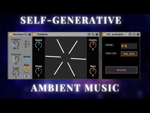 Let the Computer Compose for You: Self-Generative Ambient Music