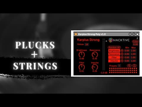 This Free Device Makes Incredible Pluck & String Sounds in Ableton