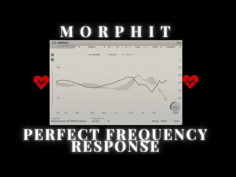 Getting a Flat Frequency Response with Morphit